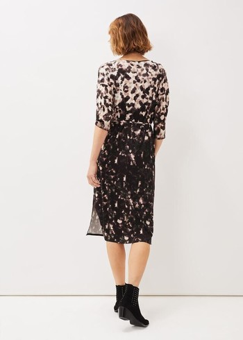 Phase Eight Corrie Abstract Spot Print Dress Multicolor Canada | URATCJ-592